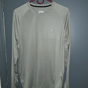 Cabela's Men's Grey Lightweight Long Sleeve  Large Mens